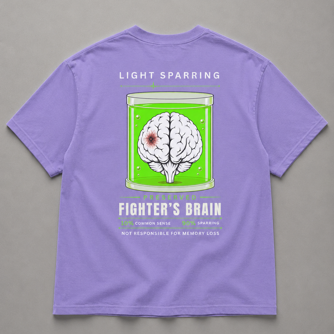 Fighters Brain  Heavyweight T-Shirt