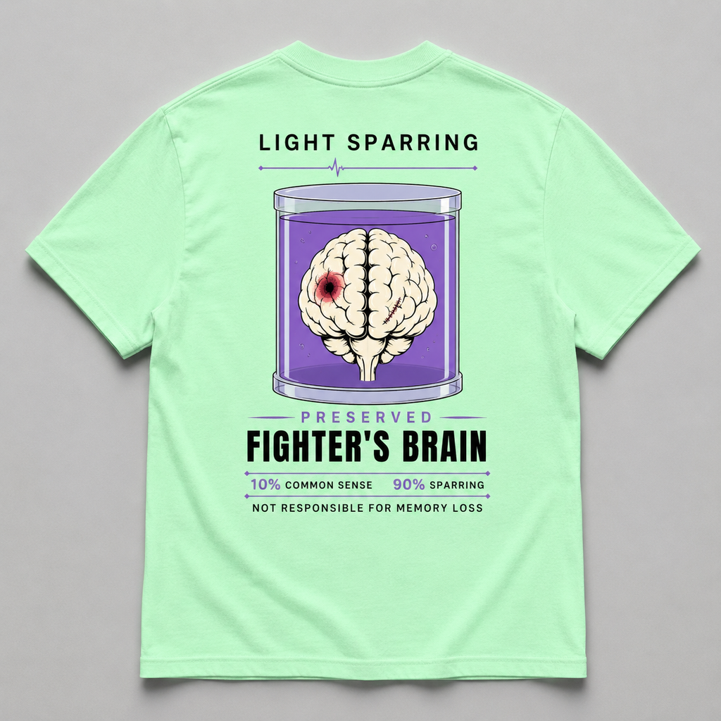 Fighters Brain  Heavyweight T-Shirt