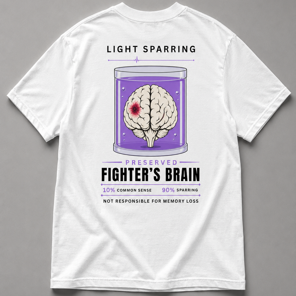 Fighters Brain  Heavyweight T-Shirt